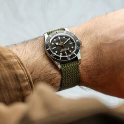 ADDITIONAL - OctoPod Perlon Nylon Watch Strap - Army Green 15 ADDITIONAL - OctoPod Perlon Nylon Watch Strap - Army Green -Zuludiver Watch Straps Store ZUL ACT OP P ARMY GN LS WS Tudor BB54