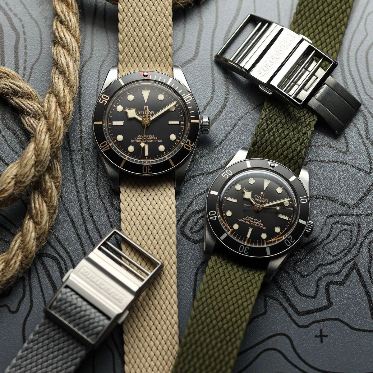 ADDITIONAL - OctoPod Perlon Nylon Watch Strap - Slate 10 ADDITIONAL - OctoPod Perlon Nylon Watch Strap - Slate - Image 9