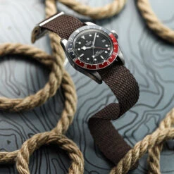 ADDITIONAL - OctoPod Perlon Nylon Watch Strap - Earth -Zuludiver Watch Straps Store ZUL ACT OP P BN LS Tudor BB GMT 1