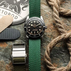 ADDITIONAL - OctoPod Perlon Nylon Watch Strap - Desert Sand -Zuludiver Watch Straps Store ZUL ACT OP P GN LS Tudor BB54 1