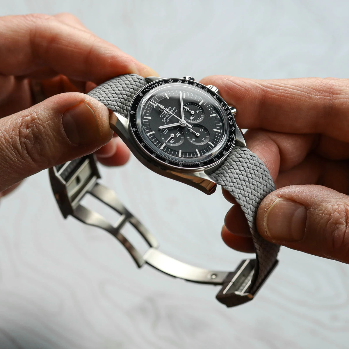 ADDITIONAL - OctoPod Perlon Nylon Watch Strap - Slate 3 ADDITIONAL - OctoPod Perlon Nylon Watch Strap - Slate - Image 2