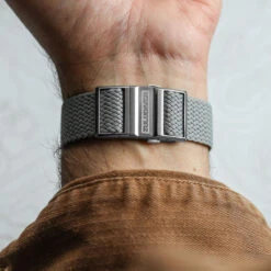 ADDITIONAL - OctoPod Perlon Nylon Watch Strap - Slate 16 ADDITIONAL - OctoPod Perlon Nylon Watch Strap - Slate -Zuludiver Watch Straps Store ZUL ACT OP P LGY LS WS Buckle
