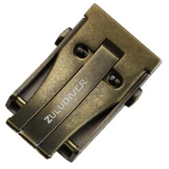 HydroLock MK2 Deployant Buckle - Antique Bronze 40 HydroLock MK2 Deployant Buckle - Antique Bronze -Zuludiver Watch Straps Store ZUL BRH 126 A IPA Back WBG