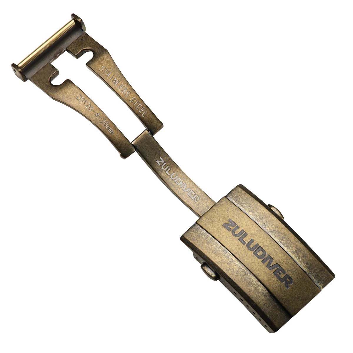 HydroLock MK2 Deployant Buckle - Antique Bronze 20 HydroLock MK2 Deployant Buckle - Antique Bronze - Image 18