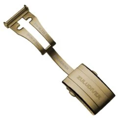 HydroLock MK2 Deployant Buckle - Gold -Zuludiver Watch Straps Store ZUL BRH 126 A IPG Main WBG Open