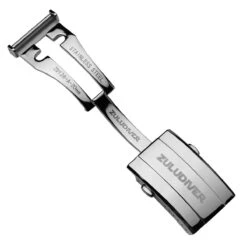 HydroLock MK2 Deployant Buckle - Mirror Polish -Zuludiver Watch Straps Store ZUL BRH 126 A SSP Main WBG Open
