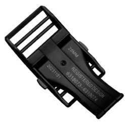 OctoPod MK3 Buckle - Black -Zuludiver Watch Straps Store ZUL BRH OP04 MK3 IPB 20 Back WBG