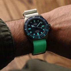 1973 British Military Watch Strap: HydraRib - POSEIDON -Zuludiver Watch Straps Store ZUL HKS N801 LUME Tudor FXD WS 2