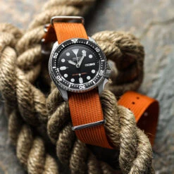 1973 British Military Watch Strap: HydraRib - STRADBROKE 19 1973 British Military Watch Strap: HydraRib - STRADBROKE -Zuludiver Watch Straps Store ZUL HKS N801 R23 OR SSP 22 LS Seiko