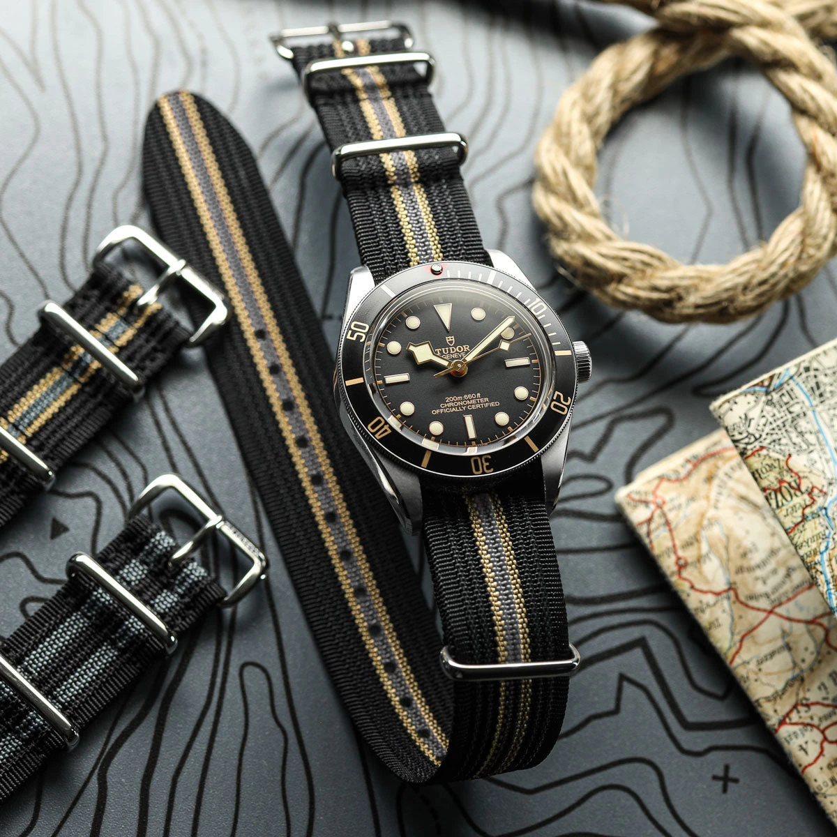 1973 British Military Watch Strap: HydraRib - EREBUS 8 1973 British Military Watch Strap: HydraRib - EREBUS - Image 6