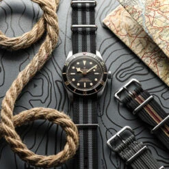 1973 British Military Watch Strap: HydraRib - THESEUS -Zuludiver Watch Straps Store ZUL HKS N801 R42 BOND LS Tudor BB58