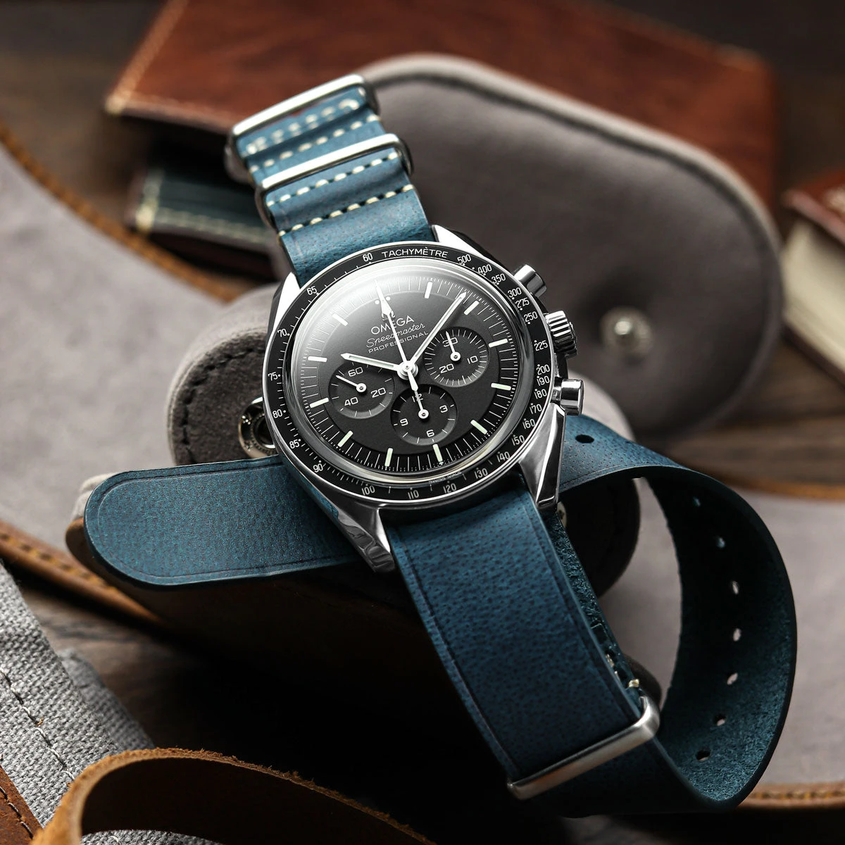 1973 British Military Watch Strap: OXFORD - Vintage Green 10 1973 British Military Watch Strap: OXFORD - Vintage Green - Image 8