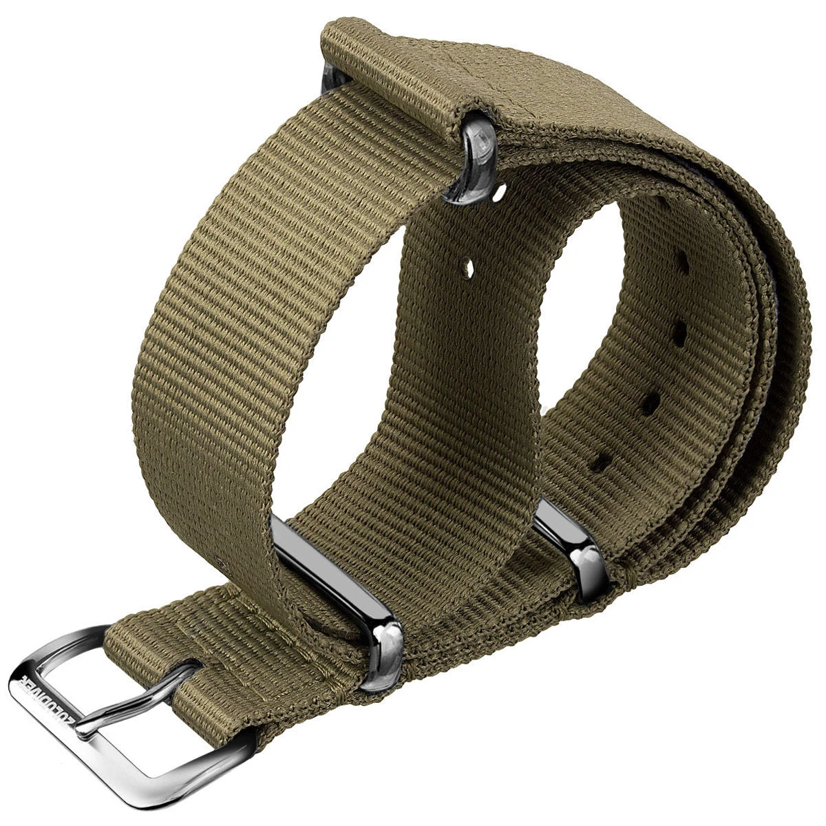 1973 British Military Watch Strap: CADET - Desert Sand, Polished 9 1973 British Military Watch Strap: CADET - Desert Sand, Polished - Image 7