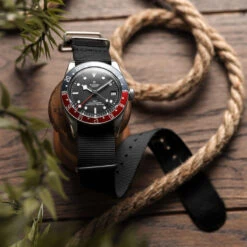 1973 British Military Watch Strap: CADET - Combat Black, IP Black 17 1973 British Military Watch Strap: CADET - Combat Black, IP Black -Zuludiver Watch Straps Store ZUL HYI 141 1003S Black on Tudor BB GMT b275abeb c4a3 4de7 9293 4902785c4155