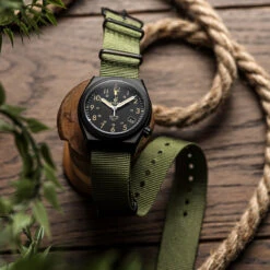 1973 British Military Watch Strap: CADET - Combat Black, IP Black 18 1973 British Military Watch Strap: CADET - Combat Black, IP Black -Zuludiver Watch Straps Store ZUL HYI 141 1003S Green on BOLDR BK 432c5e19 d40f 4725 b9cf 0c004b0fa97e