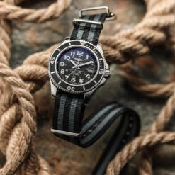 1973 British Military Watch Strap: CADET Bond - Classic, IP Black 22 1973 British Military Watch Strap: CADET Bond - Classic, IP Black -Zuludiver Watch Straps Store ZUL HYI 1781003S BOND Breitling SuperOcean