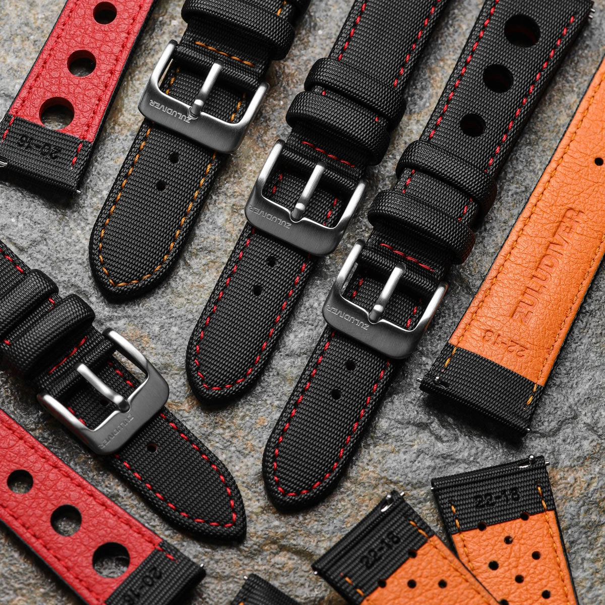 Mayday Navigator Sailcloth Divers Watch Strap - Shell 14 Mayday Navigator Sailcloth Divers Watch Strap - Shell - Image 12