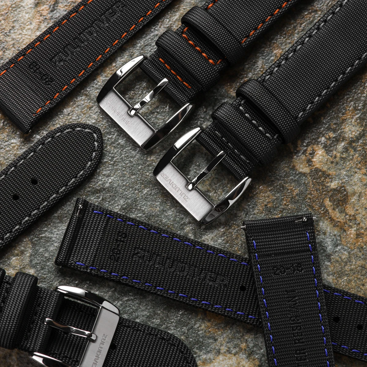 Maverick (MK II) Sailcloth Quick Release Waterproof Watch Strap - Black 11 Maverick (MK II) Sailcloth Quick Release Waterproof Watch Strap - Black - Image 9