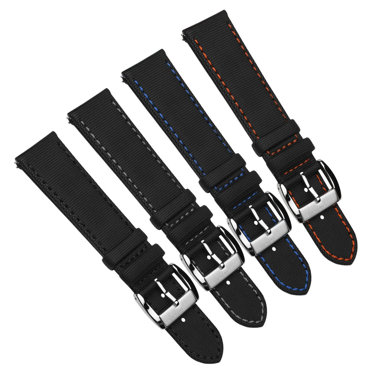 Maverick (MK II) Sailcloth Quick Release Waterproof Watch Strap - Black 16 Maverick (MK II) Sailcloth Quick Release Waterproof Watch Strap - Black - Image 14