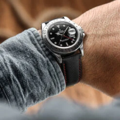 Mayday Regatta Sailcloth Divers Watch Strap - Crimson -Zuludiver Watch Straps Store ZUL HYI TP A 1140SX P268 5 Red on Rolex Explorer II 7363cc3c 2b03 49e7 835d eb5e9c8c9d02