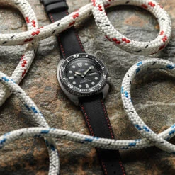 Mayday Regatta Sailcloth Divers Watch Strap - Sunset -Zuludiver Watch Straps Store ZUL HYI TP A 1140SX P268 5 Red on Seiko