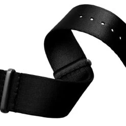 1973 British Military Watch Strap: ARMOURED - Black, Polished 20 1973 British Military Watch Strap: ARMOURED - Black, Polished -Zuludiver Watch Straps Store ZUL JUE JL BK BRUSHED WBG Texture