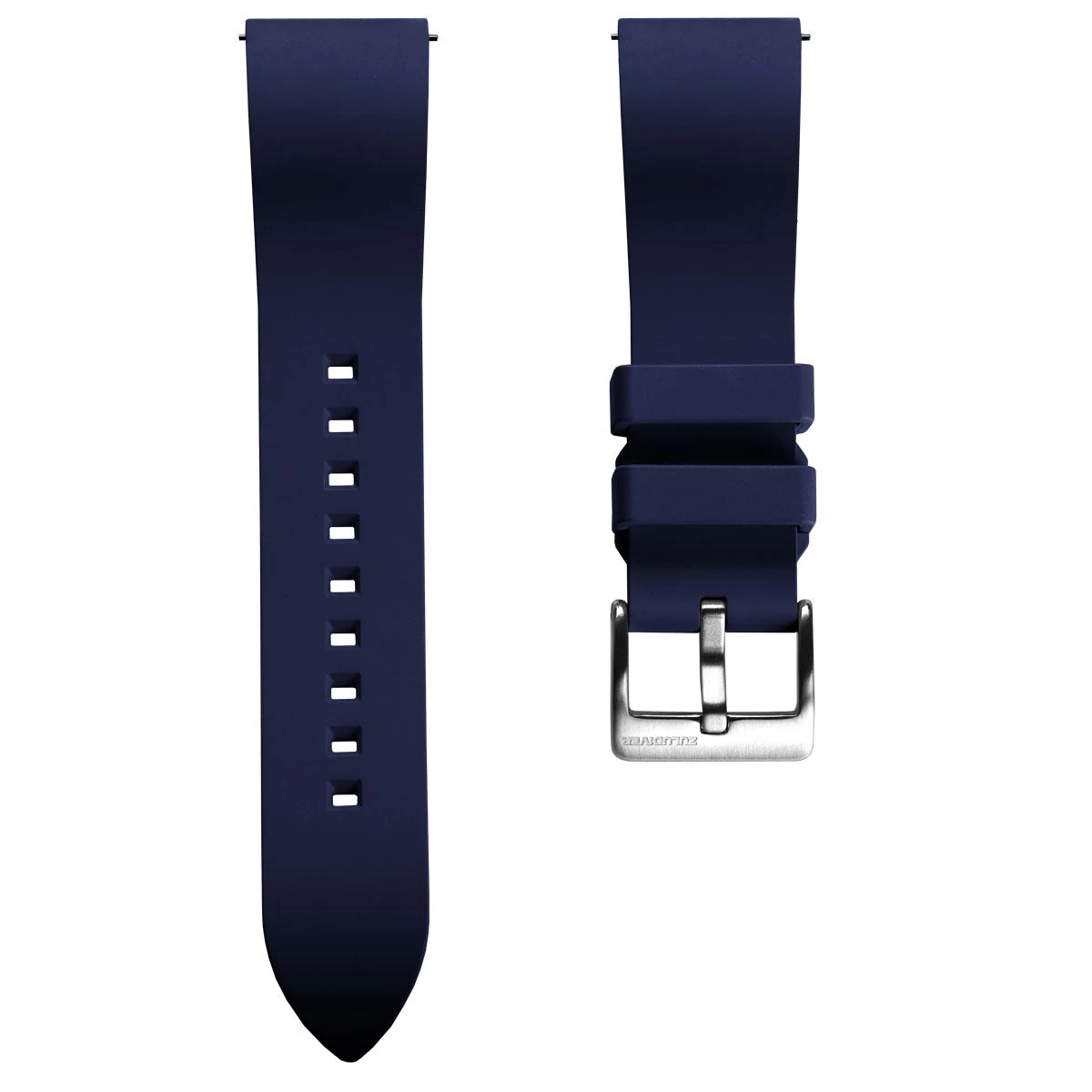 Zennor Rubber Waterproof Watch Strap - Ocean Blue 3 Zennor Rubber Waterproof Watch Strap - Ocean Blue