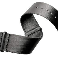 1973 British Military Watch Strap: ARMOURED - Admiralty Grey, Satin 19 1973 British Military Watch Strap: ARMOURED - Admiralty Grey, Satin -Zuludiver Watch Straps Store ZUL JUE JL GY BRUSHED WBG Texture