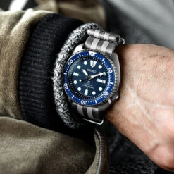 1973 British Military Watch Strap: ARMOURED - Navy Bond, Polished -Zuludiver Watch Straps Store ZUL JUE JL Proffessional herringbone WS 1200 6faeed9f 2fe3 48df bf7f 379314f5063c