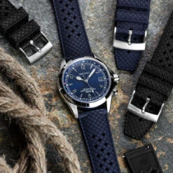 Tropical Ocean FKM Fluoro Rubber Watch Strap - Blue -Zuludiver Watch Straps Store ZUL JUE JL RWB047 LS 2 1200 5a1483ae 5892 4011 aaf8 70943f141e41