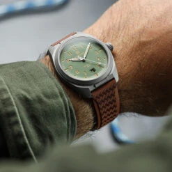 TitanFlex Rubber Watch Strap - Everglade Green -Zuludiver Watch Straps Store ZUL JUE JL RWB109 BN WS Formex TitanFlex