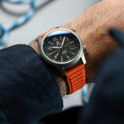 TitanFlex Rubber Watch Strap - Sunset Orange 16 TitanFlex Rubber Watch Strap - Sunset Orange -Zuludiver Watch Straps Store ZUL JUE JL RWB109 OR Boldr WS TitanFlex