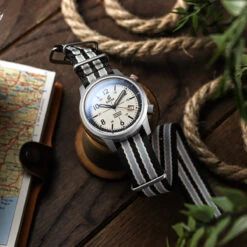 1973 British Military Watch Strap: ARMOURED - No Time Bond, Polished -Zuludiver Watch Straps Store ZUL JUE S 110 BK SD GY LS Boldr 1200 f3645c7e dce3 4ead ad9e 378fe36a957e