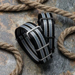 1973 British Military Watch Strap: ARMOURED - No Time Bond, Polished -Zuludiver Watch Straps Store ZUL JUE S 110 No Time To Die LS 2for1 bk ba5f3123 07b6 4bfa a30a 00dc72e538d0