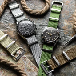1973 British Military Watch Strap: WARRIOR TerrainValor - Admiralty Grey 19 1973 British Military Watch Strap: WARRIOR TerrainValor - Admiralty Grey -Zuludiver Watch Straps Store ZUL PEI N803 CO GN AND GY 2