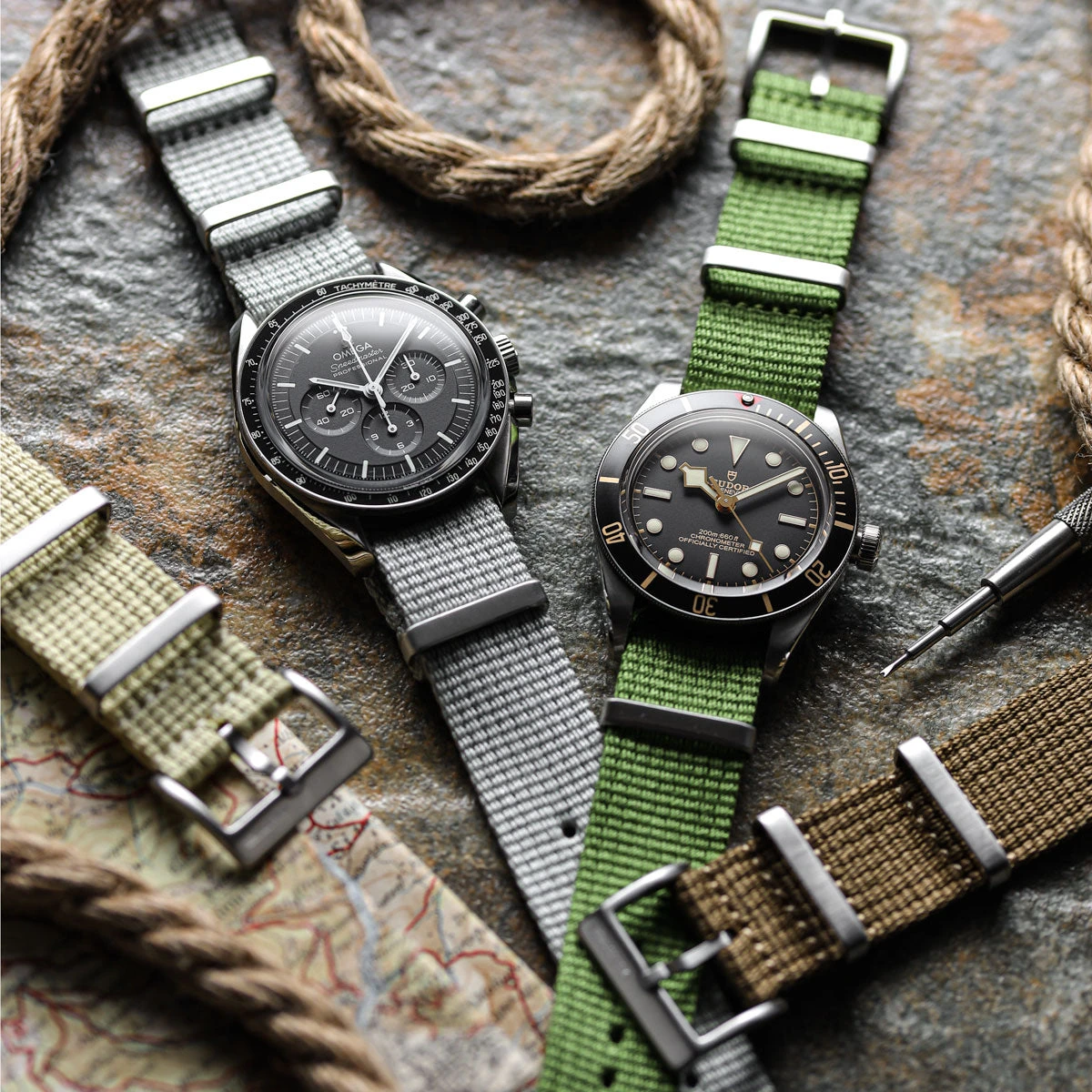 1973 British Military Watch Strap: WARRIOR TerrainValor - Army Green 8 1973 British Military Watch Strap: WARRIOR TerrainValor - Army Green - Image 6