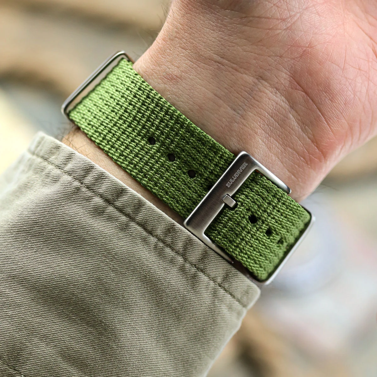 1973 British Military Watch Strap: WARRIOR TerrainValor - Army Green 6 1973 British Military Watch Strap: WARRIOR TerrainValor - Army Green - Image 4