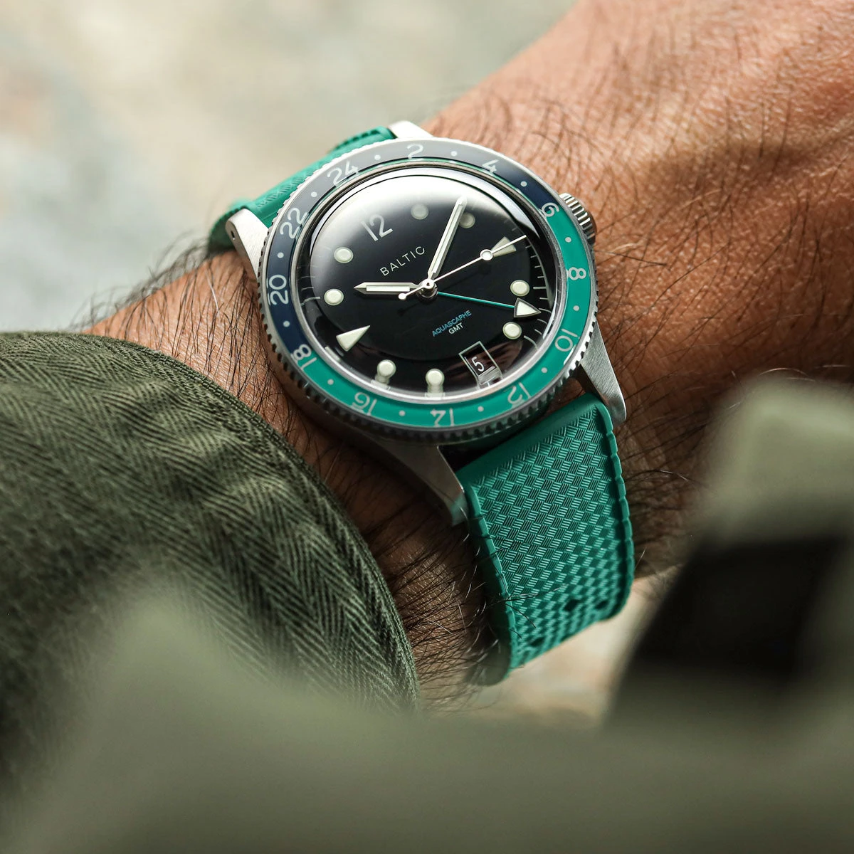 AquaWave Rubber Watch Strap (MKII) - Abyss Black 6 AquaWave Rubber Watch Strap (MKII) - Abyss Black - Image 4