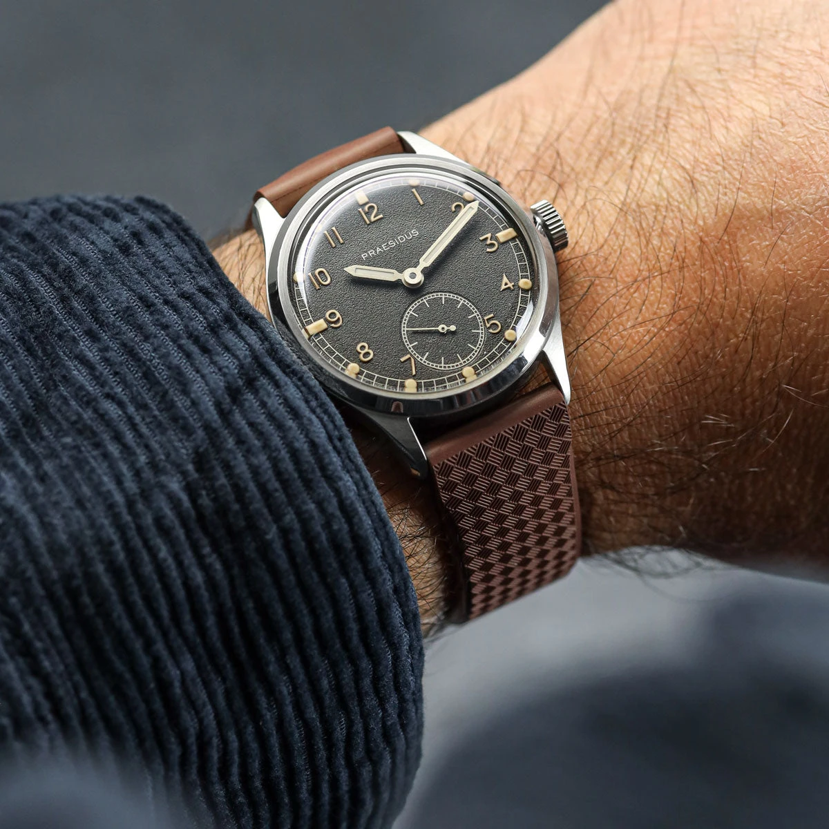 StormForce Rubber Watch Strap (MKII) - Harbour Brown 4 StormForce Rubber Watch Strap (MKII) - Harbour Brown - Image 2