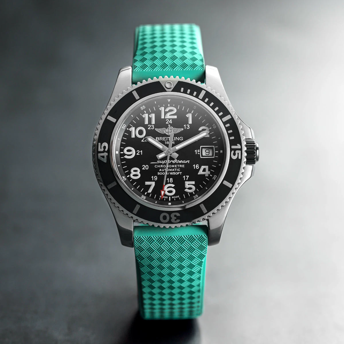 StormForce Rubber Watch Strap (MKII) - Lagoon Green 8 StormForce Rubber Watch Strap (MKII) - Lagoon Green - Image 6