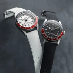 StormForce Rubber Watch Strap (MKII) - Abyss Black -Zuludiver Watch Straps Store ZUL YHI 272 508 HNBR K141 QR WH BK Tudor GMTs 1