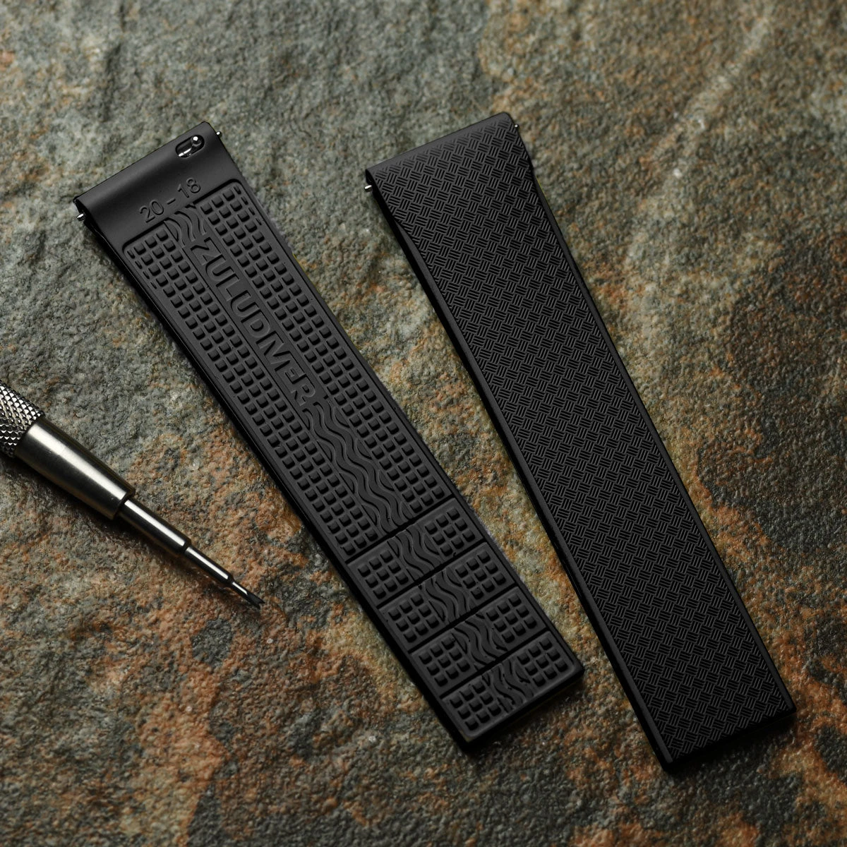 Tsunami MK2 Rubber Deployant Watch Strap - Abyss Black 19 Tsunami MK2 Rubber Deployant Watch Strap - Abyss Black - Image 17