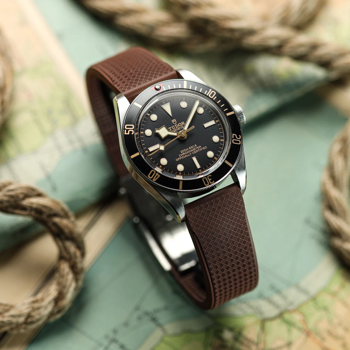 Tsunami MK2 Rubber Deployant Watch Strap - Abyss Black 11 Tsunami MK2 Rubber Deployant Watch Strap - Abyss Black - Image 9