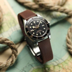 Tsunami MK2 Rubber Deployant Watch Strap - Anthracite Grey -Zuludiver Watch Straps Store ZUL YHI DEPLOY HNBR QR 0.9 BN Tudor BB58 3