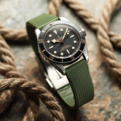 Tsunami MK2 Rubber Deployant Watch Strap - Sunset Orange 28 Tsunami MK2 Rubber Deployant Watch Strap - Sunset Orange -Zuludiver Watch Straps Store ZUL YHI DEPLOY HNBR QR 0.9 GN Tudor BB58 1