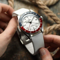 Tsunami MK2 Rubber Deployant Watch Strap - Ocean Blue -Zuludiver Watch Straps Store ZUL YHI DEPLOY HNBR QR 0.9 WH Tudor GMT 4