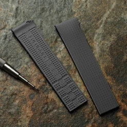 Tsunami MK2 Rubber Deployant Watch Strap - Anthracite Grey -Zuludiver Watch Straps Store ZUL YHI DEPLOY HNBR QR 0.9 gy Extra LS