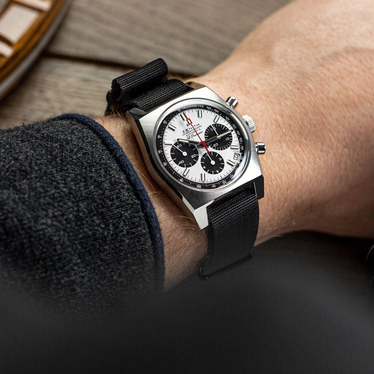 1973 British Military Watch Strap: CADET - Combat Black, IP Black 6 1973 British Military Watch Strap: CADET - Combat Black, IP Black - Image 4