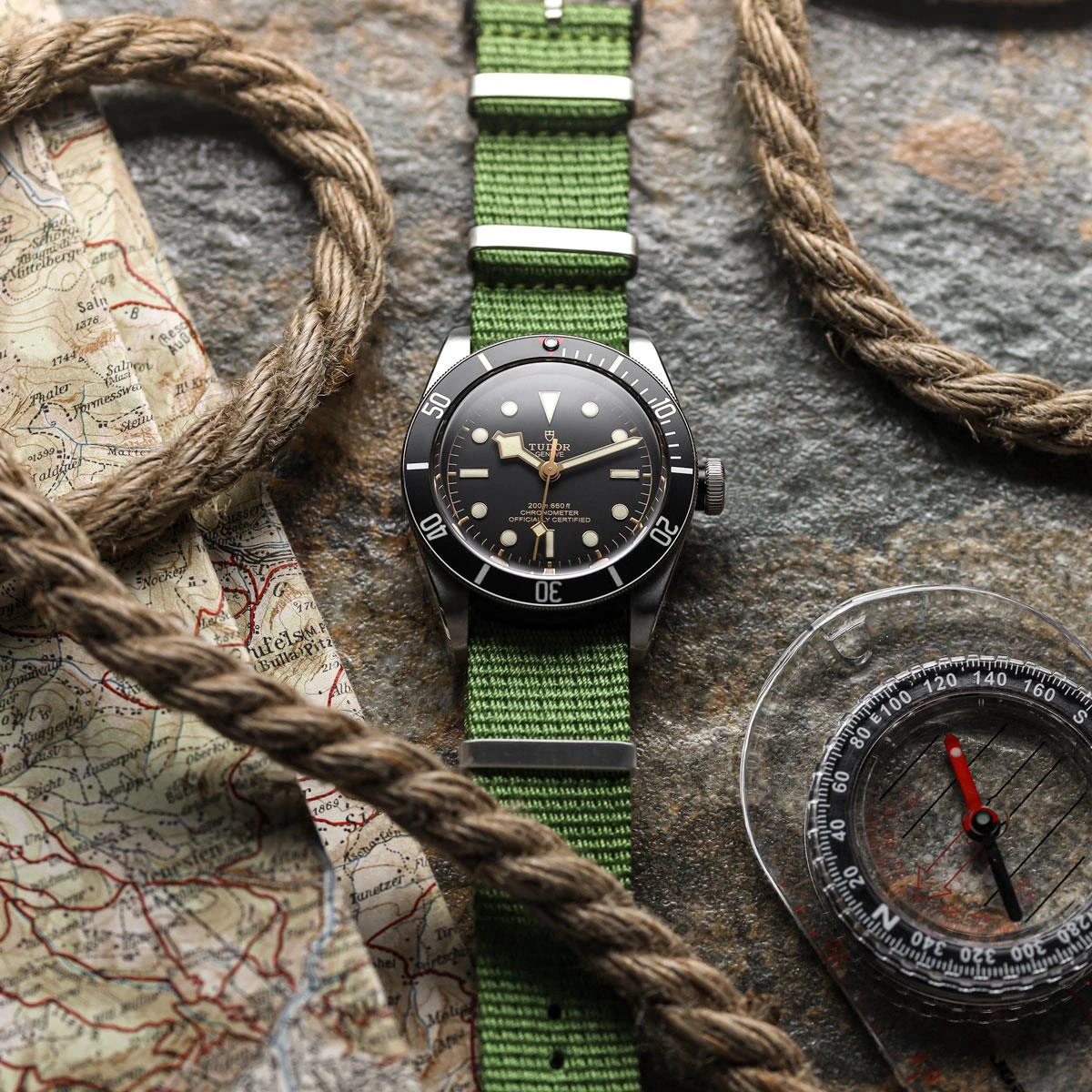 1973 British Military Watch Strap: WARRIOR TerrainValor - Army Green 4 1973 British Military Watch Strap: WARRIOR TerrainValor - Army Green - Image 2